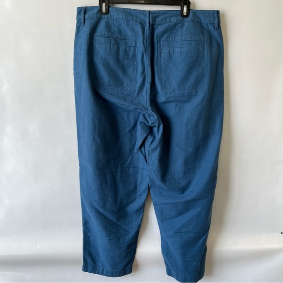 J. Crew BJ493 Cotton Camp Pants Blue NWT - Picture 3 of 10